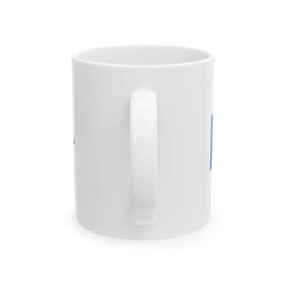 Flags of Estonia - Senior Officer Afloat (Estonia) White Coffee Mug - Go Mug Yourself