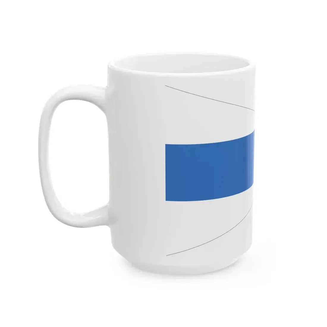Flags of Estonia - Senior Officer Afloat (Estonia) White Coffee Mug - Go Mug Yourself
