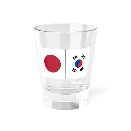 Flags of Japan and South Korea 16-9 (Japan) Shot Glass 1.5oz 1.5oz - Go Mug Yourself