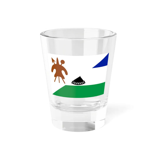 Flags of Lesotho 2006 (Lesotho) Shot Glass 1.5oz 1.5oz - Go Mug Yourself