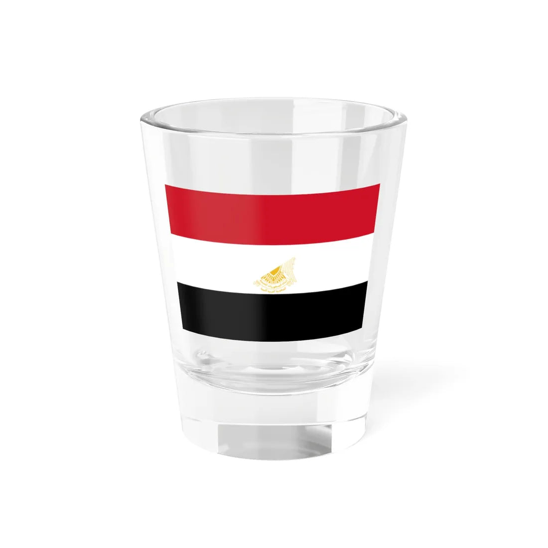 Flags of Libya 1972 (Libya) Shot Glass 1.5oz 1.5oz - Go Mug Yourself