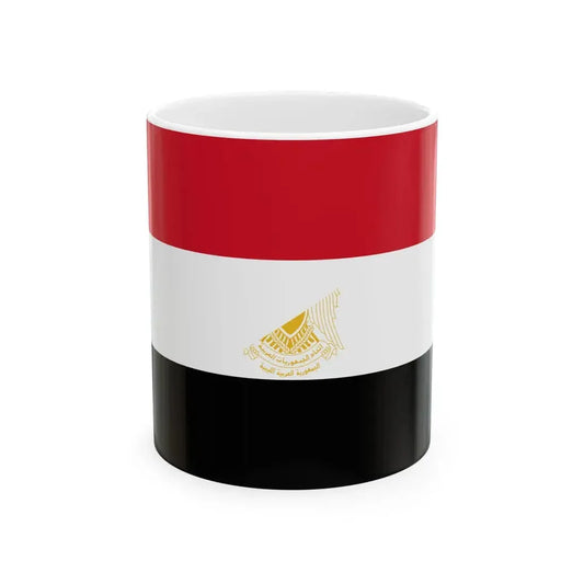 Flags of Libya 1972 (Libya) White Coffee Mug 11oz - Go Mug Yourself