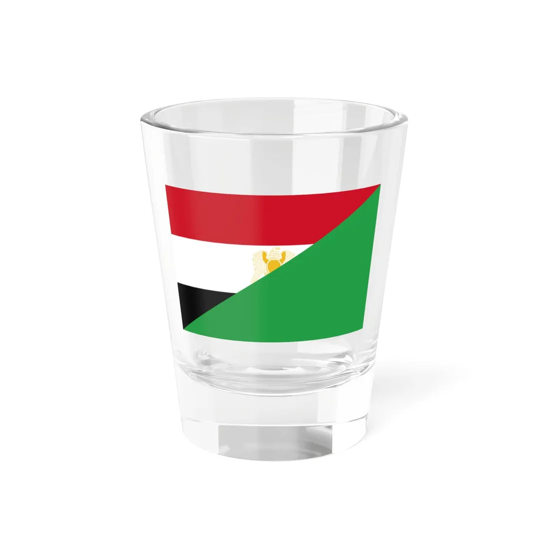 Flags of Libya 1977 (Libya) Shot Glass 1.5oz 1.5oz - Go Mug Yourself