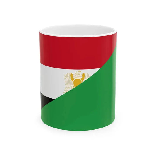 Flags of Libya 1977 (Libya) White Coffee Mug 11oz - Go Mug Yourself