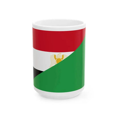 Flags of Libya 1977 (Libya) White Coffee Mug 15oz - Go Mug Yourself