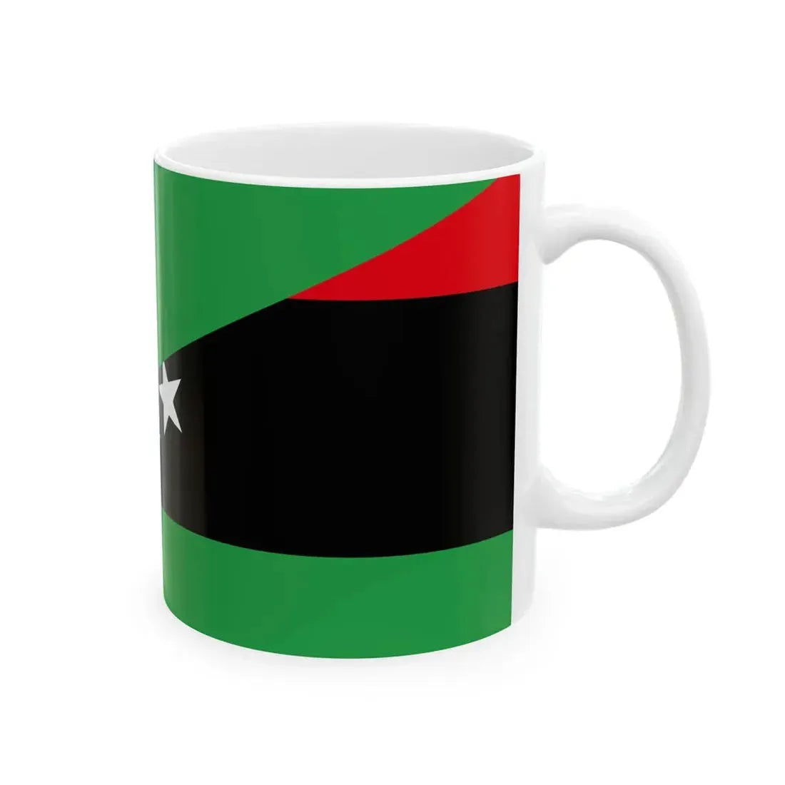 Flags of Libya 2011 (Libya) White Coffee Mug - Go Mug Yourself