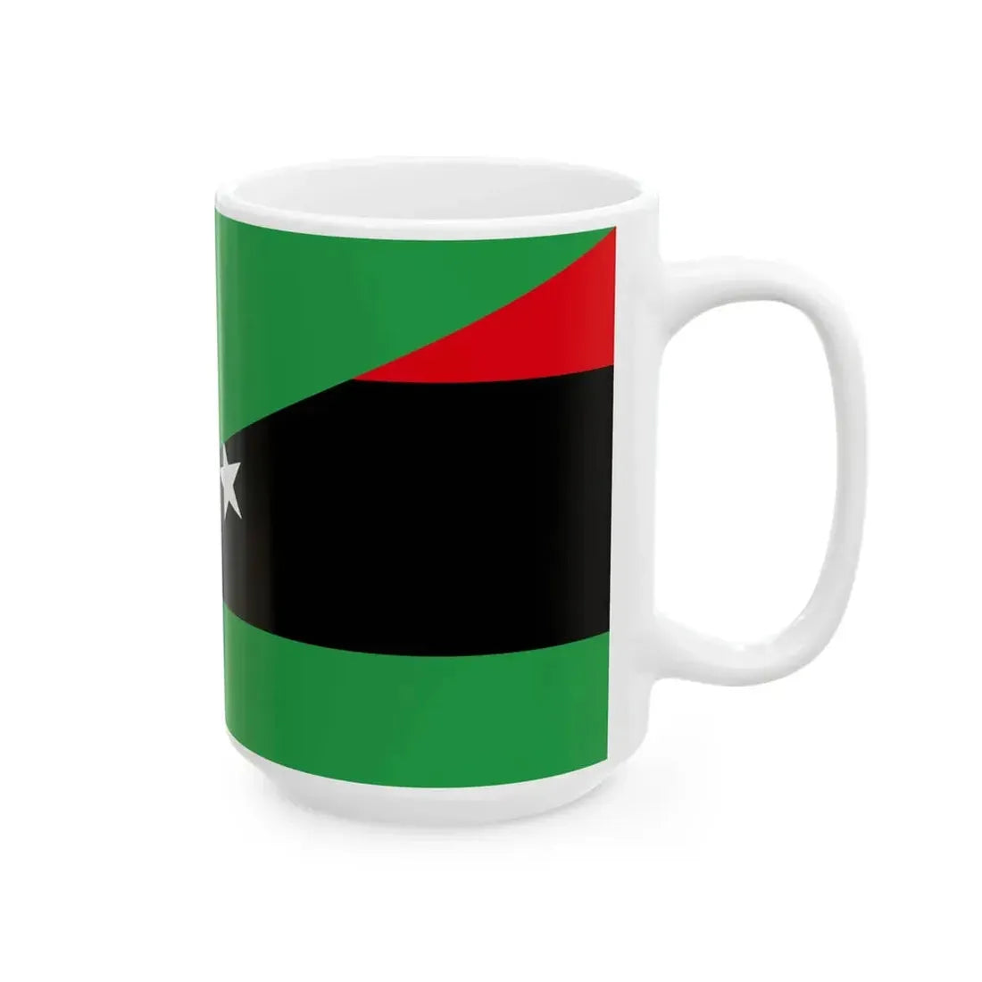 Flags of Libya 2011 (Libya) White Coffee Mug - Go Mug Yourself