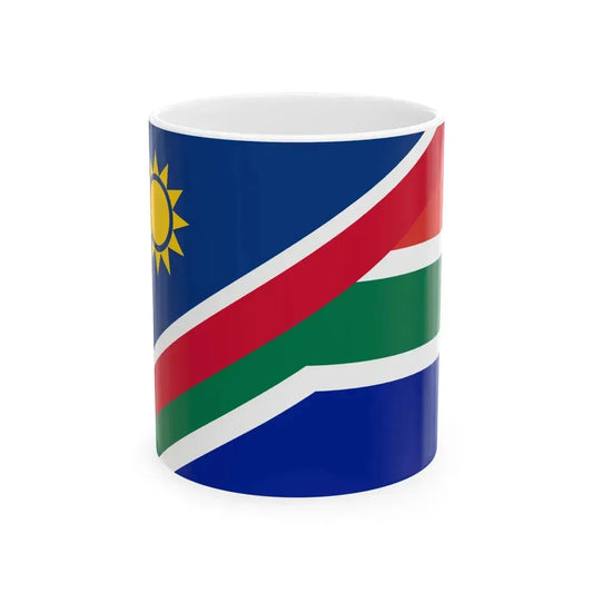 Flags of Namibia and South Africa (Namibia) White Coffee Mug 11oz - Go Mug Yourself