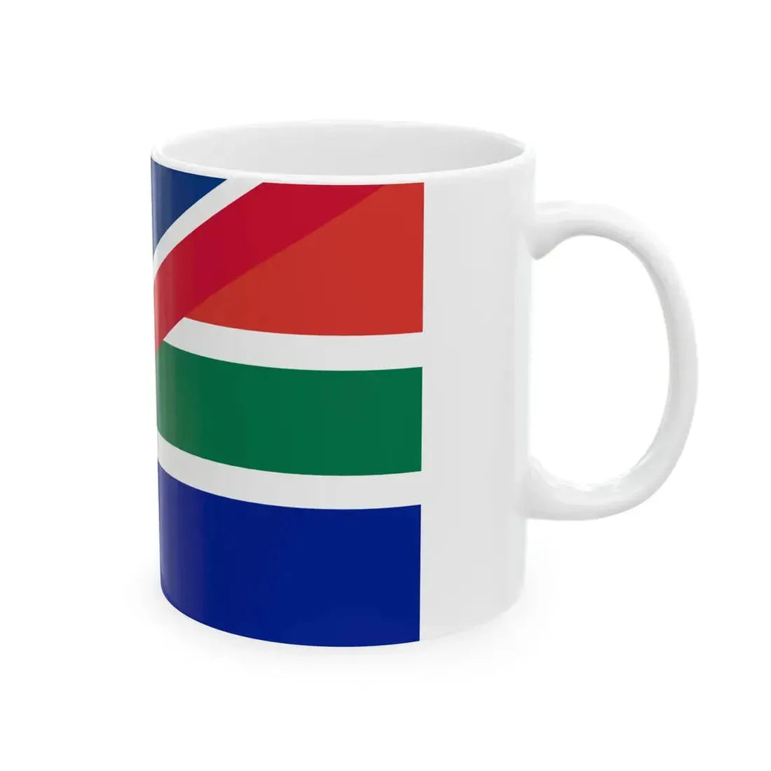Flags of Namibia and South Africa (Namibia) White Coffee Mug - Go Mug Yourself