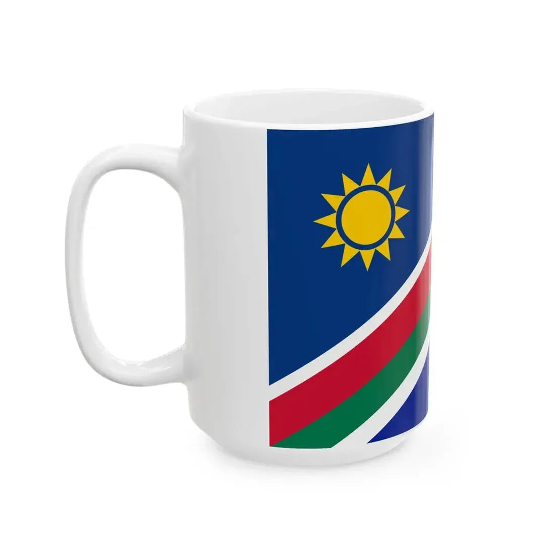 Flags of Namibia and South Africa (Namibia) White Coffee Mug - Go Mug Yourself