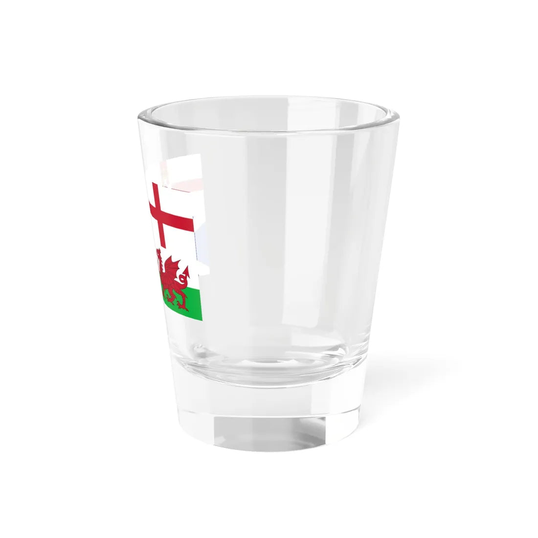 Flags of Northern Ireland England Scotland and Wales (England) Shot Glass 1.5oz - Go Mug Yourself