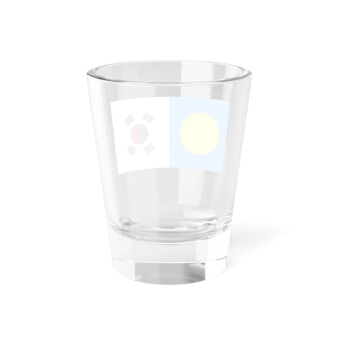Flags of Palau and South Korea 16-9 (Korea) Shot Glass 1.5oz - Go Mug Yourself