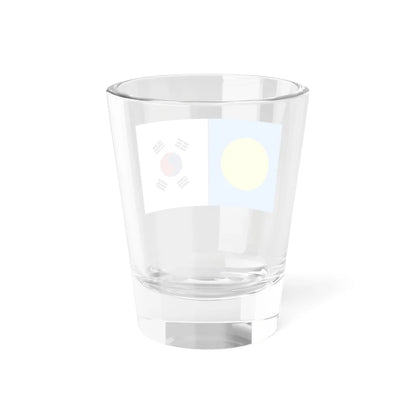Flags of Palau and South Korea 16-9 (Korea) Shot Glass 1.5oz - Go Mug Yourself
