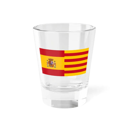 Flags of Spain and Catalonia 1 x 2 state (Spain) Shot Glass 1.5oz 1.5oz - Go Mug Yourself