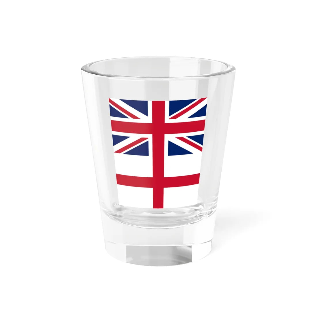 Flags of the United Kingdom and England (England) Shot Glass 1.5oz 1.5oz - Go Mug Yourself