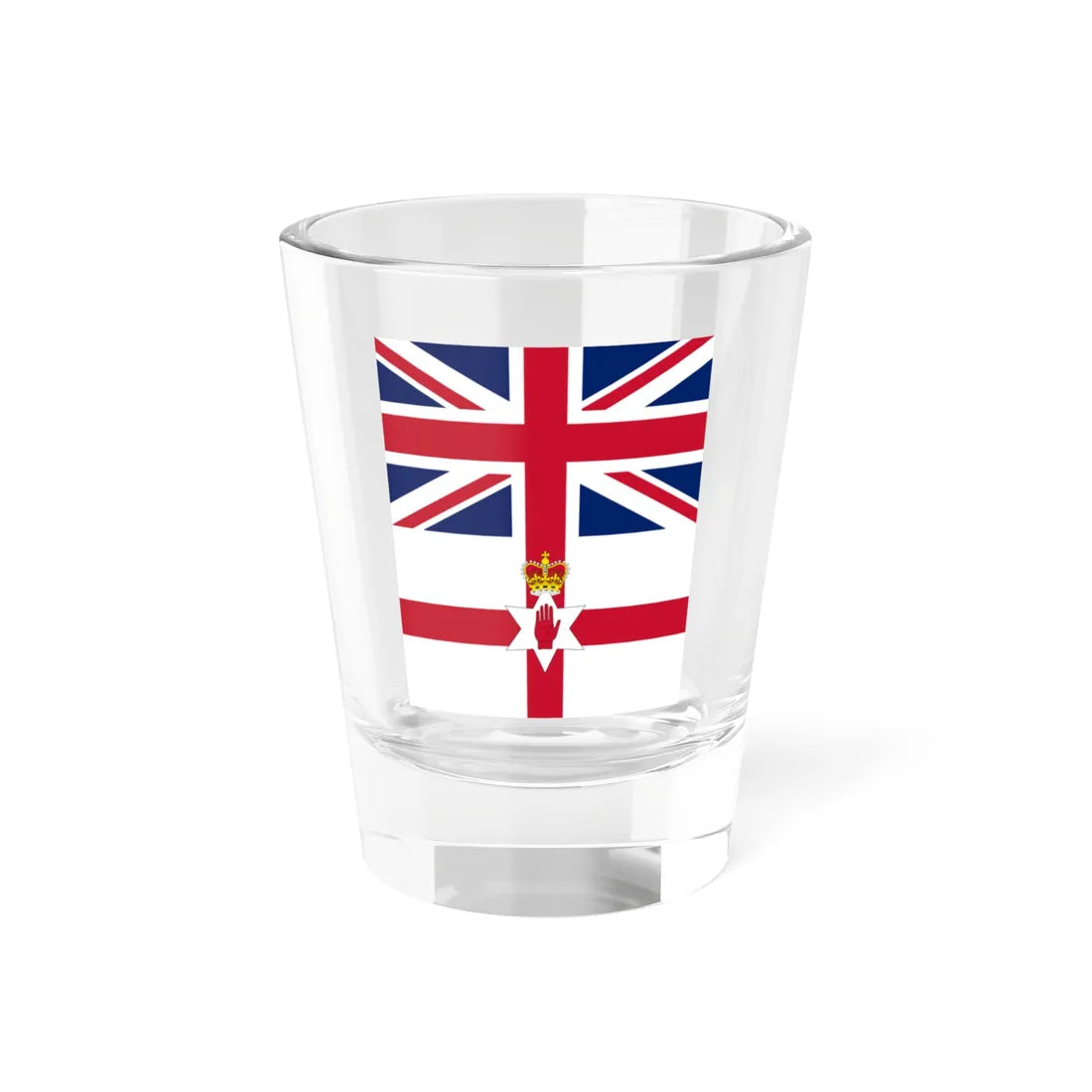 Flags of the United Kingdom and Northern Ireland 1953-1972 (Ireland) Shot Glass 1.5oz 1.5oz - Go Mug Yourself