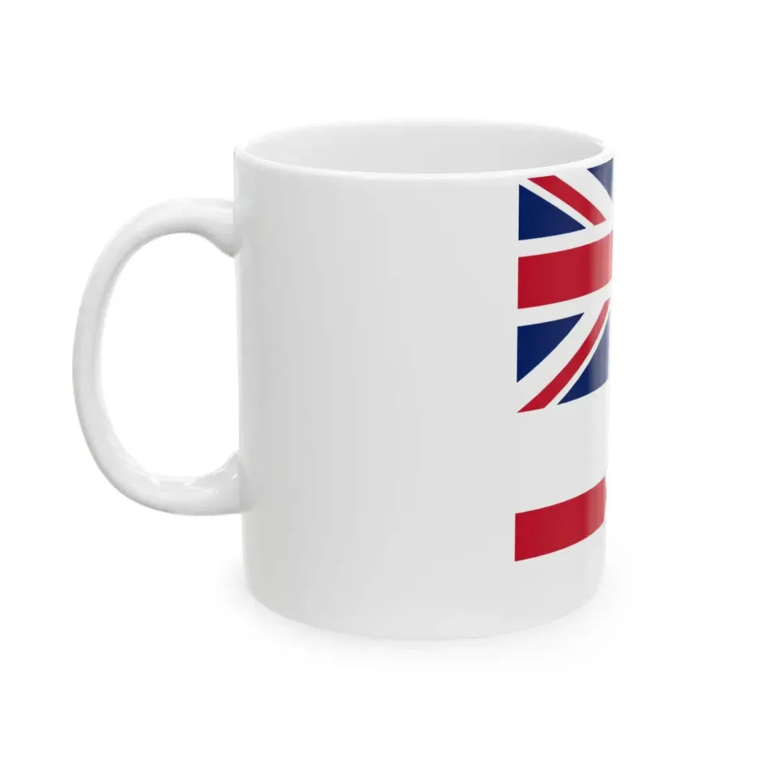 Flags of the United Kingdom and Northern Ireland 1953-1972 (Ireland) White Coffee Mug - Go Mug Yourself