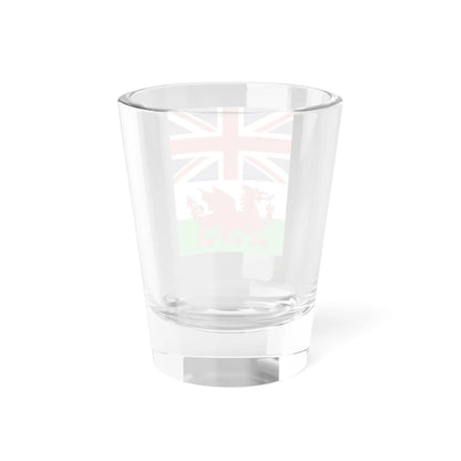Flags of the United Kingdom and Wales (United Kingdom) Shot Glass 1.5oz - Go Mug Yourself