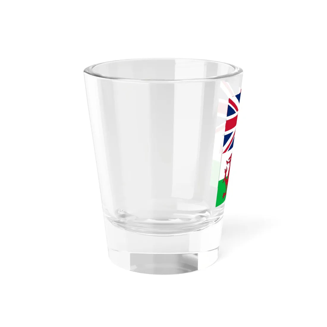 Flags of the United Kingdom and Wales (United Kingdom) Shot Glass 1.5oz - Go Mug Yourself