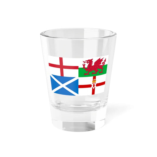 Flags of UK (England) Shot Glass 1.5oz 1.5oz - Go Mug Yourself