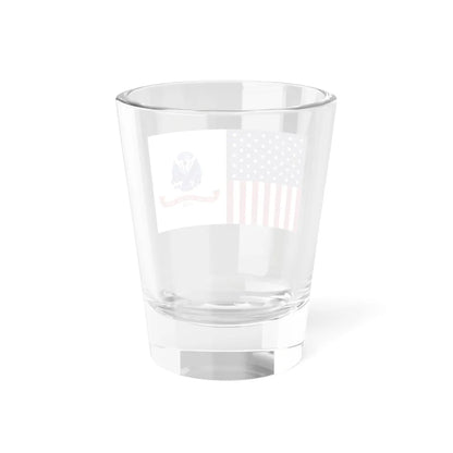 Flags of USA and the US Army 16-9 ratio (United States) Shot Glass 1.5oz - Go Mug Yourself