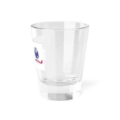 Flags of USA and the US Army 16-9 ratio (United States) Shot Glass 1.5oz - Go Mug Yourself