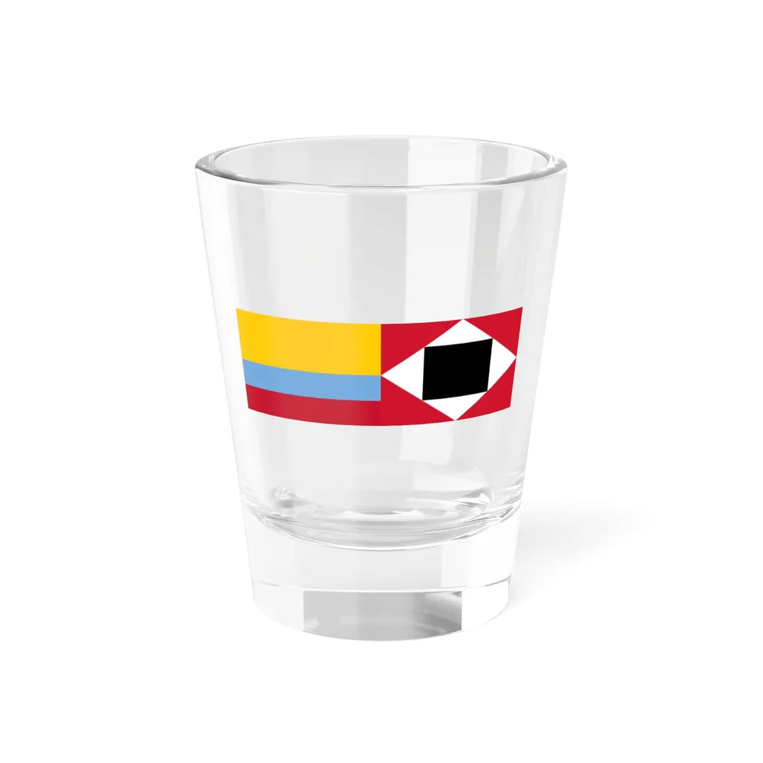 Flags of Venezuela 1813-1814 (Venezuela) Shot Glass 1.5oz 1.5oz - Go Mug Yourself