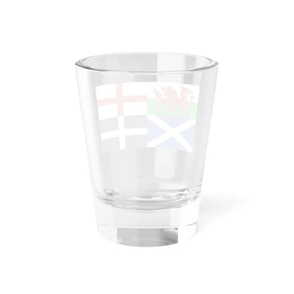 Flags of Wales England Scotland and Cornwall (England) Shot Glass 1.5oz - Go Mug Yourself