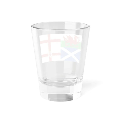 Flags of Wales England Scotland and Northern Ireland (England) Shot Glass 1.5oz - Go Mug Yourself
