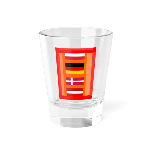 Flags POL DEU DAN AUS (Austria) Shot Glass 1.5oz 1.5oz - Go Mug Yourself