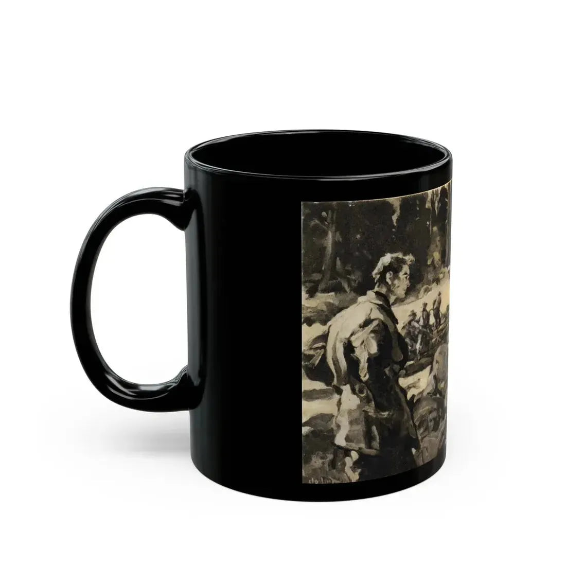 Flambeau Trail, McCall's magazine, March 1937 - Black Coffee Mug - Go Mug Yourself