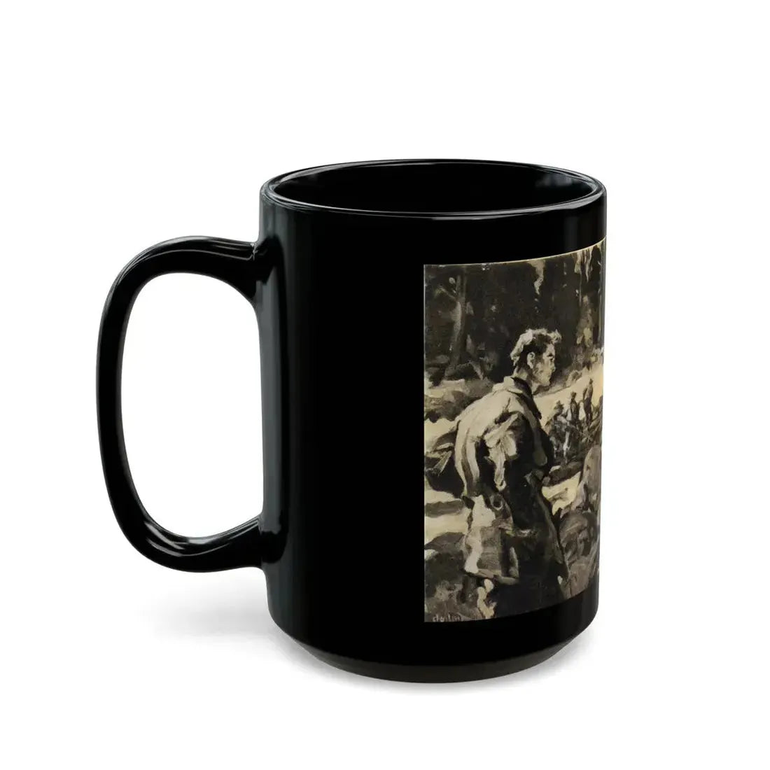 Flambeau Trail, McCall's magazine, March 1937 - Black Coffee Mug - Go Mug Yourself