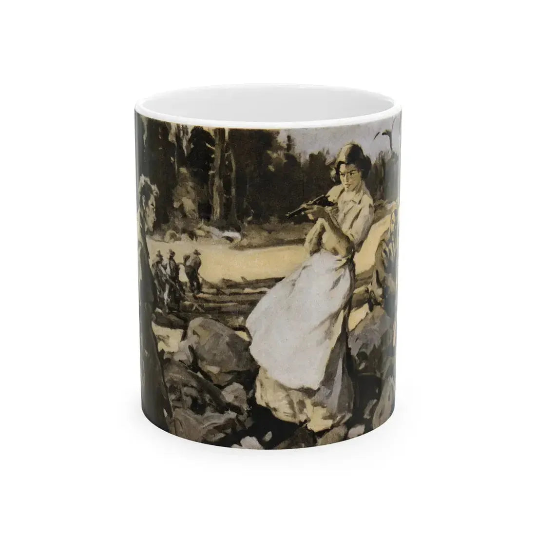 Flambeau Trail, McCall's magazine, March 1937 - White Coffee Mug 11oz - Go Mug Yourself