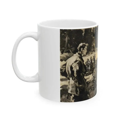 Flambeau Trail, McCall's magazine, March 1937 - White Coffee Mug - Go Mug Yourself