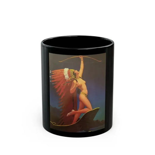 Flaming Arrow, 1936 - Black Coffee Mug 11oz - Go Mug Yourself