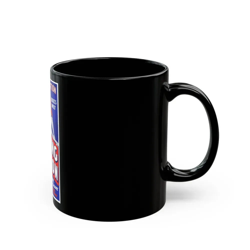 FLAMING PASSION 1923 Movie Poster - Black Coffee Mug - Go Mug Yourself