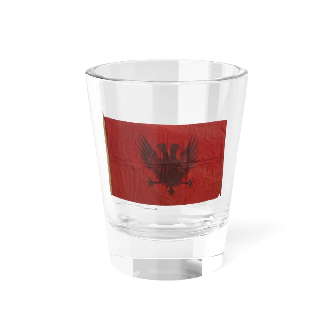 Flamur i përdorur në varrimin e Ismail Qemalit 1919 (Albania) Shot Glass 1.5oz 1.5oz - Go Mug Yourself