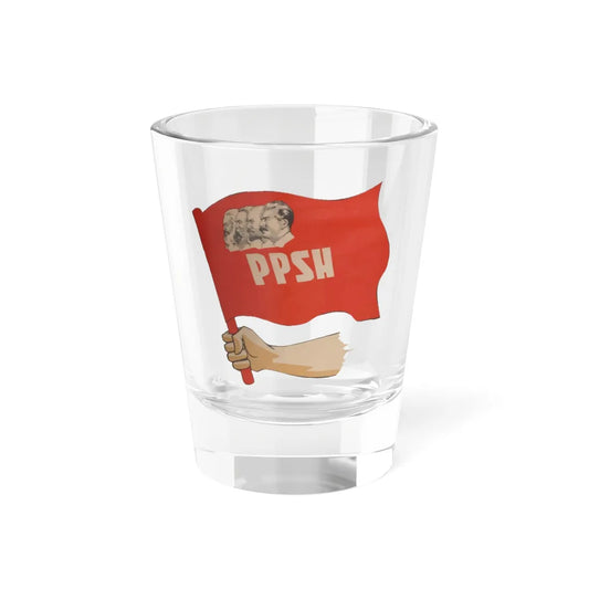Flamuri Fitimtar (Albania) Shot Glass 1.5oz 1.5oz - Go Mug Yourself