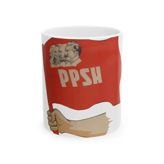 Flamuri Fitimtar (Albania) White Coffee Mug 11oz - Go Mug Yourself