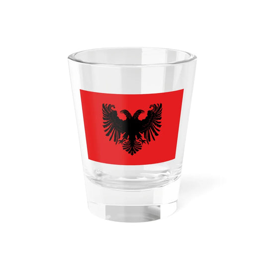 Flamuri i Deçiqit 1911 (Albania) Shot Glass 1.5oz 1.5oz - Go Mug Yourself