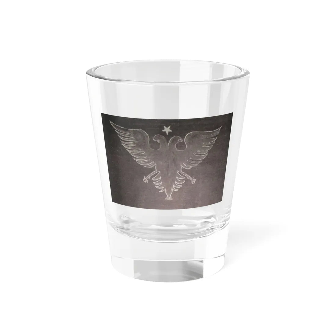 Flamuri i Këshillit të Naltë 1921 (Albania) Shot Glass 1.5oz 1.5oz - Go Mug Yourself