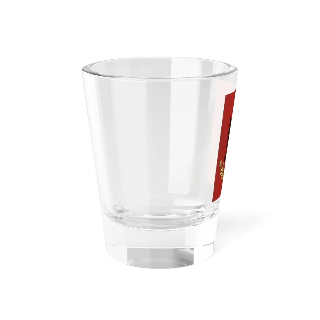 Flamuri i N.M. së Tij dhe i Ushtrisë (Albania) Shot Glass 1.5oz - Go Mug Yourself
