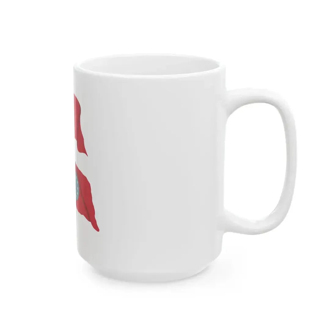 Flamuri i Partis Nacional-Ballkanike Shqiptare 1929 (Albania) White Coffee Mug - Go Mug Yourself