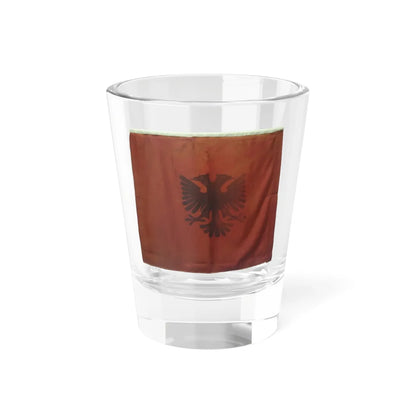 Flamuri i Republikës Shqiptare 1925-1928 (Albania) Shot Glass 1.5oz 1.5oz - Go Mug Yourself