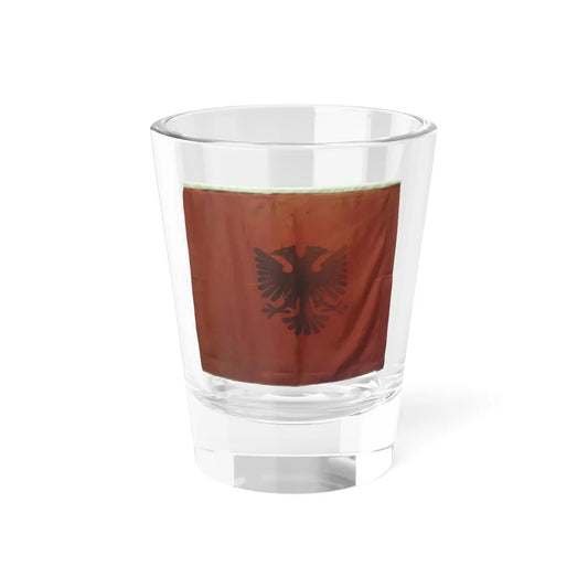 Flamuri i Republikës Shqiptare 1925-1928 (Albania) Shot Glass 1.5oz 1.5oz - Go Mug Yourself