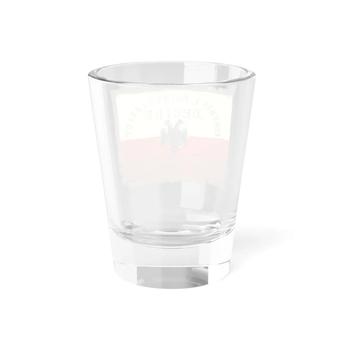 Flamuri i Shoqërisë Dëshira 1904 (Albania) Shot Glass 1.5oz - Go Mug Yourself