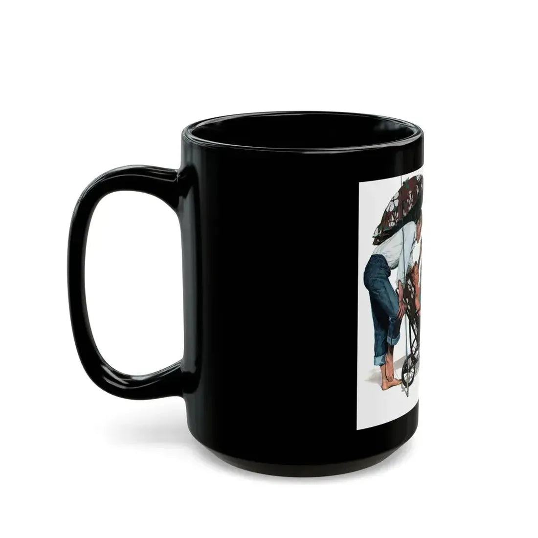 Flannagan's Last Resort, Collier's, July 31, 1948 - Black Coffee Mug - Go Mug Yourself