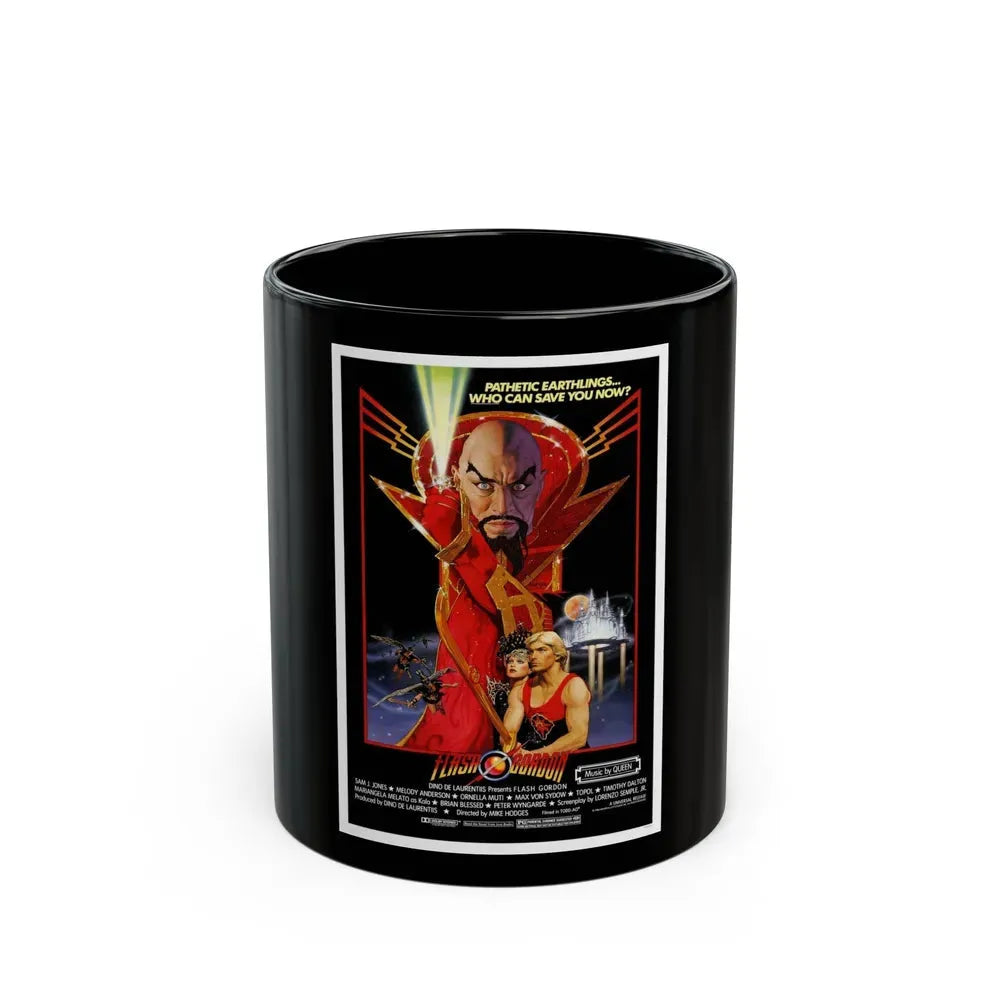 FLASH GORDON 1936 Movie Poster - Black Coffee Mug 11oz - Go Mug Yourself