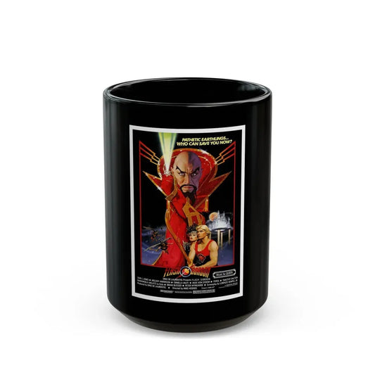 FLASH GORDON 1936 Movie Poster - Black Coffee Mug 15oz - Go Mug Yourself