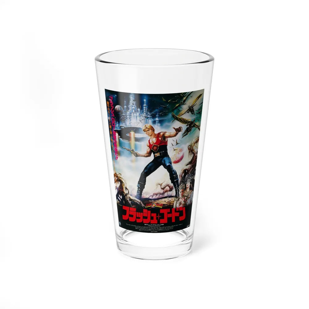 FLASH GORDON (ASIAN) 1936 Movie Poster - Pint Glass 16oz-16oz-Go Mug Yourself